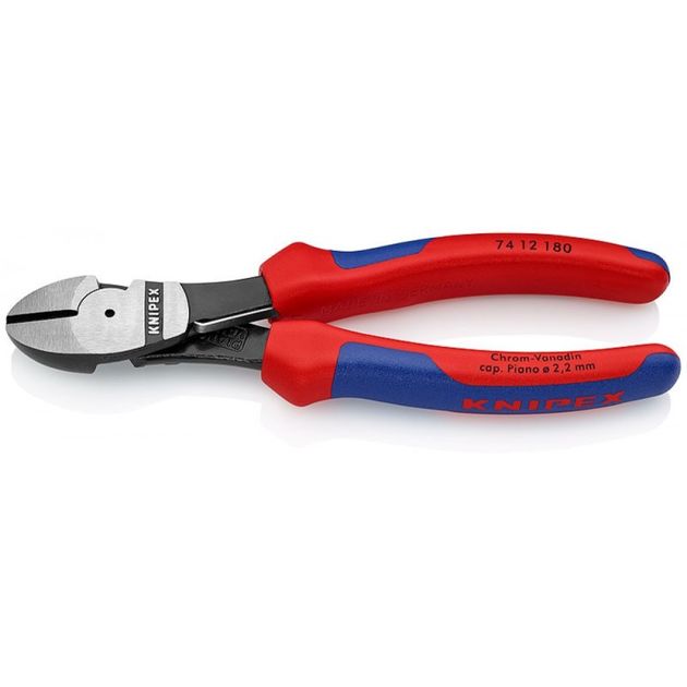 Кусачки бокові особливої потужності KNIPEX 74 12 180, фото  | SNABZHENIE.com.ua