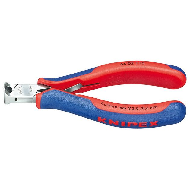 Кусачки торцевые KNIPEX 64 02 115 для электроники, фото  | SNABZHENIE.com.ua