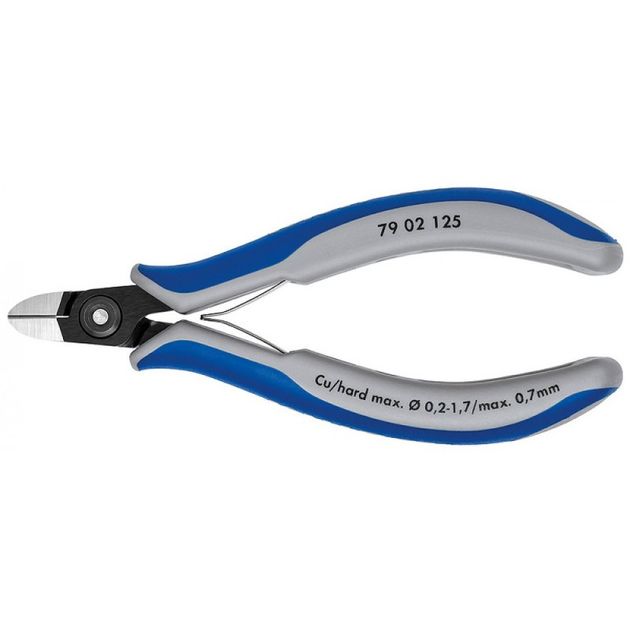 Кусачки бокові KNIPEX 79 02 125 для електроніки, фото  | SNABZHENIE.com.ua