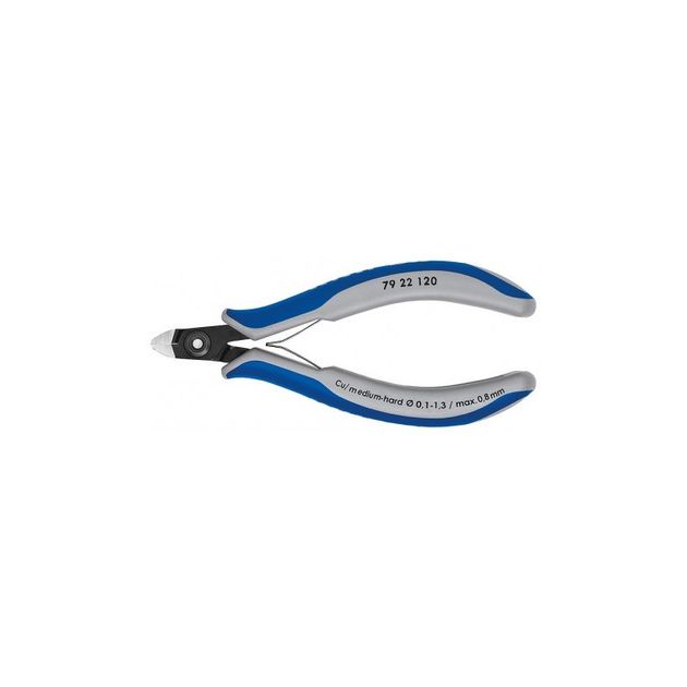 Боковые прецизионные кусачки для электроники KNIPEX 79 22 120, фото  | SNABZHENIE.com.ua