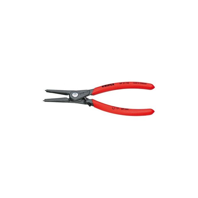 Щипцы для стопорных колец 180 мм Knipex 49 31 A2, серые, фото  | SNABZHENIE.com.ua