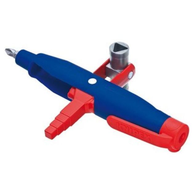 Штіфтовий ключ KNIPEX 00 11 08 для електрошаф професійний, фото  | SNABZHENIE.com.ua
