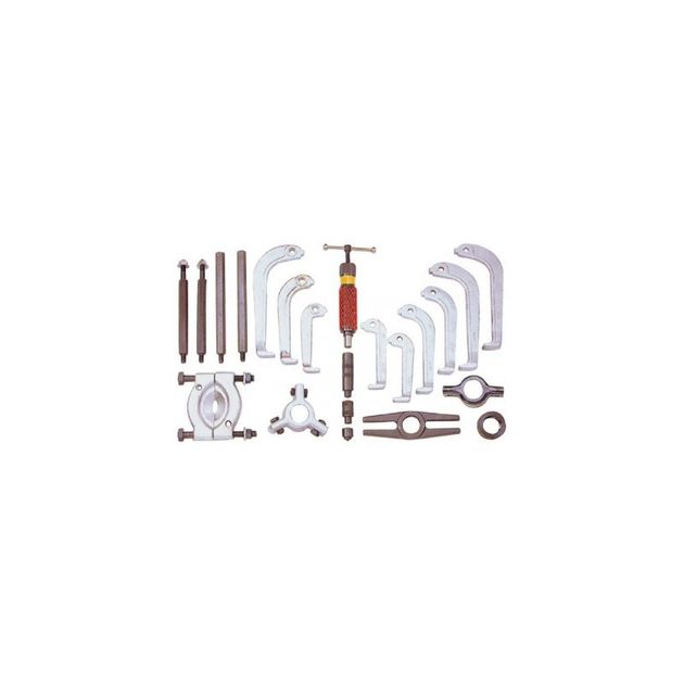 Универсальный гидравлический съемник, 25 предметов (9BA01), фото , изображение 2 | SNABZHENIE.com.ua