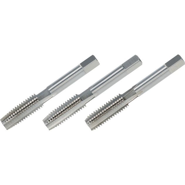 Метчики UNC 1/4 DIN 352 HSS-G, ручные, 3 шт., фото  | SNABZHENIE.com.ua