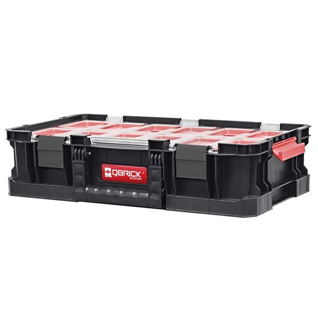 Ящик для инструментов Qbrick System TWO Organizer черный 526x307x126, фото  | SNABZHENIE.com.ua