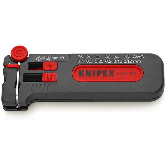 Знімач ізоляції KNIPEX Mini 12 80 040 SB, фото  | SNABZHENIE.com.ua