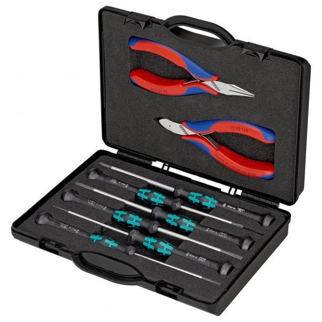 Набор инструментов KNIPEX для электроники 00 20 18, фото  | SNABZHENIE.com.ua