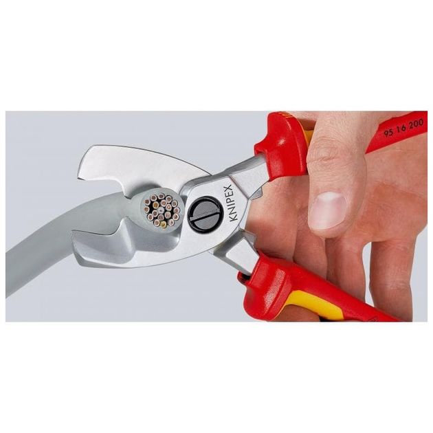 Ножницы KNIPEX для резки кабелей 95 17 200, фото , изображение 4 | SNABZHENIE.com.ua Ножницы KNIPEX для резки кабелей 95 17 200, фото , изображение 4 | SNABZHENIE.com.ua