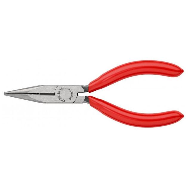 Плоские круглогубцы KNIPEX 25 01 140 с режущими кромками, фото  | SNABZHENIE.com.ua