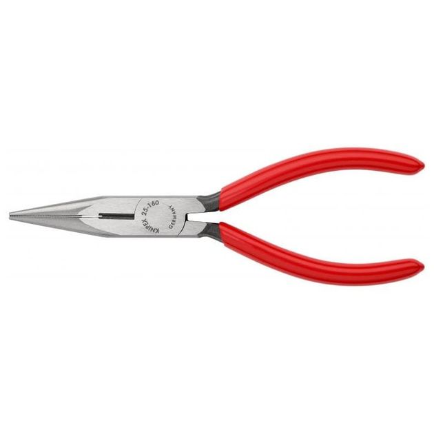 Плоские круглогубцы KNIPEX 25 01 160 с режущими кромками, фото  | SNABZHENIE.com.ua