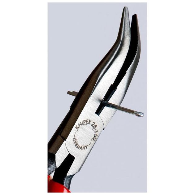 Плоские круглогубцы KNIPEX 25 01 160 с режущими кромками, фото , изображение 5 | SNABZHENIE.com.ua