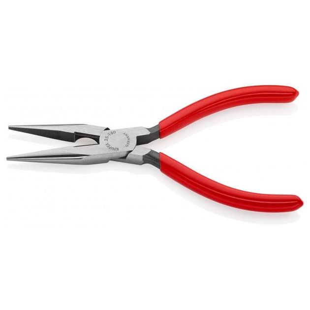 Плоские круглогубцы KNIPEX 25 01 160 с режущими кромками, фото , изображение 2 | SNABZHENIE.com.ua