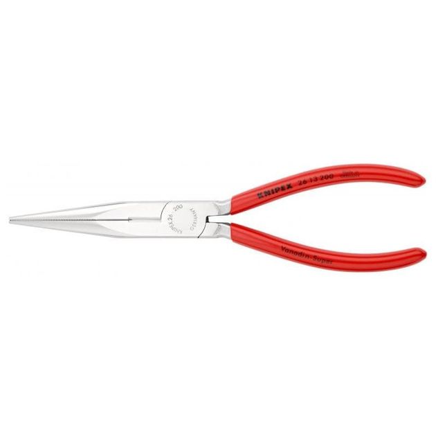 Плоские круглогубцы KNIPEX 26 13 200 с режущими кромками, фото  | SNABZHENIE.com.ua