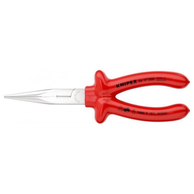 Круглогубцы KNIPEX 26 17 200 с режущими кромками, фото  | SNABZHENIE.com.ua