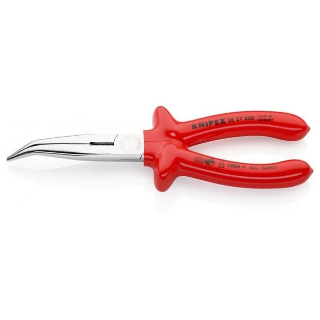 Плоские круглогубцы KNIPEX 26 27 200 с режущими кромками, фото , изображение 3 | SNABZHENIE.com.ua Плоские круглогубцы KNIPEX 26 27 200 с режущими кромками, фото , изображение 3 | SNABZHENIE.com.ua