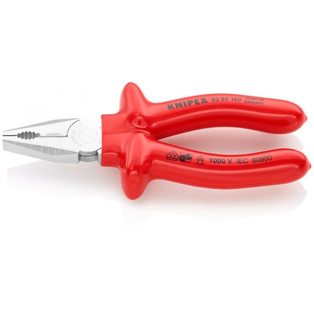Комбинированные плоскогубцы Knipex 03 07 160, фото  | SNABZHENIE.com.ua