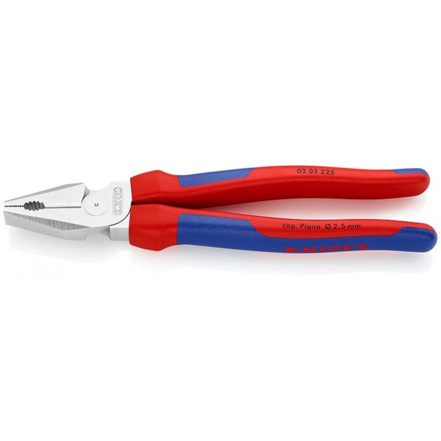 Плоскогубцы комбинированные Knipex 02 05 225, особой мощности, фото  | SNABZHENIE.com.ua