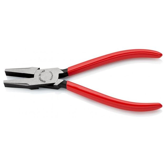 Плоскогубцы KNIPEX 20 01 180 с гладкими губками, фото , изображение 2 | SNABZHENIE.com.ua