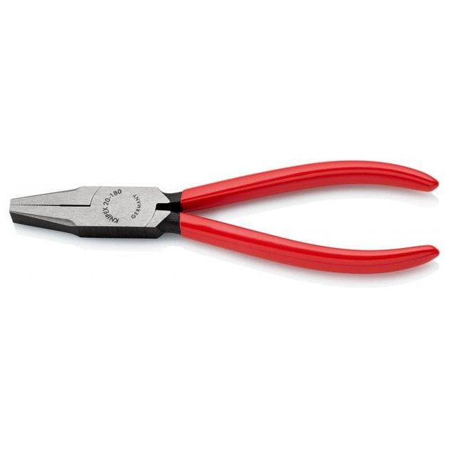 Плоскогубцы KNIPEX 20 01 180 с гладкими губками, фото , изображение 3 | SNABZHENIE.com.ua