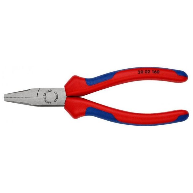 Плоскогубці з гладкими губками KNIPEX 20 02 160, фото  | SNABZHENIE.com.ua