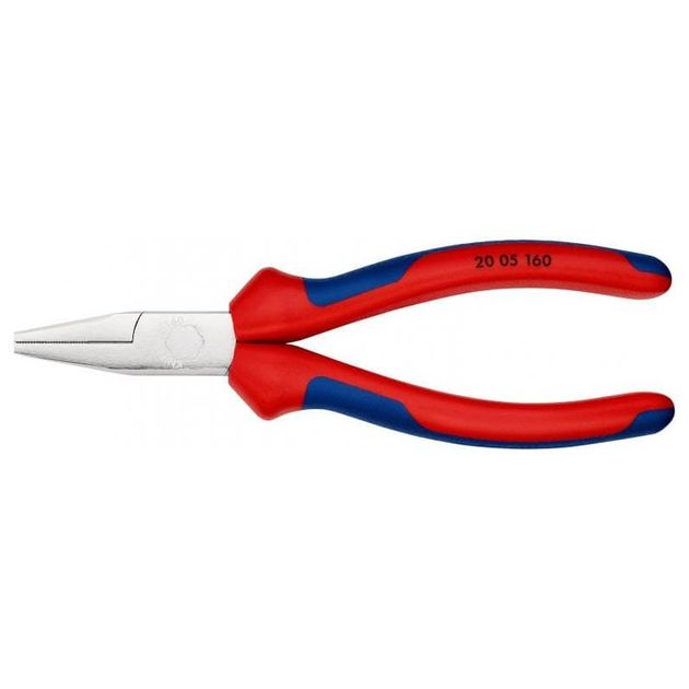 Плоскогубці з гладкими губками KNIPEX 20 05 160, фото  | SNABZHENIE.com.ua