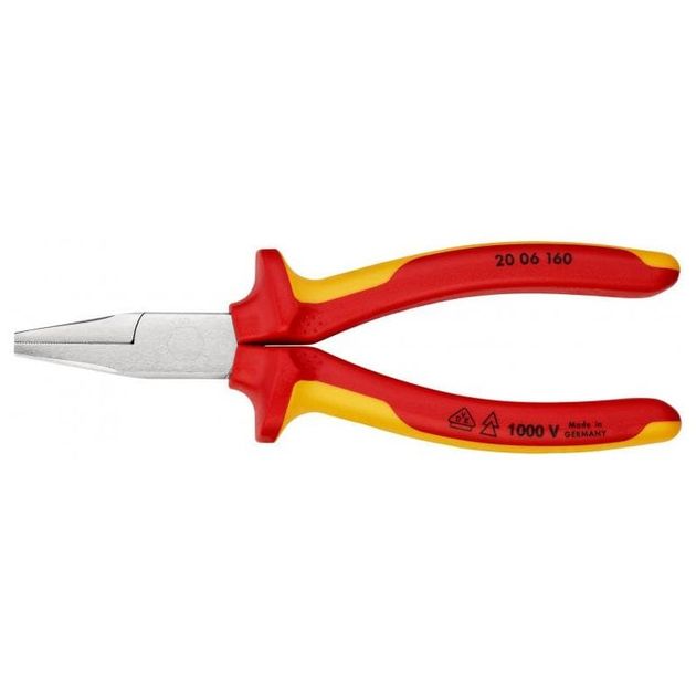 Плоскогубцы KNIPEX 20 06 160 с гладкими губками, фото  | SNABZHENIE.com.ua
