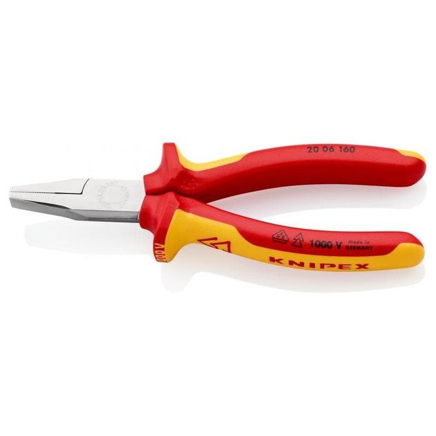 Плоскогубцы KNIPEX 20 06 160 с гладкими губками, фото , изображение 3 | SNABZHENIE.com.ua