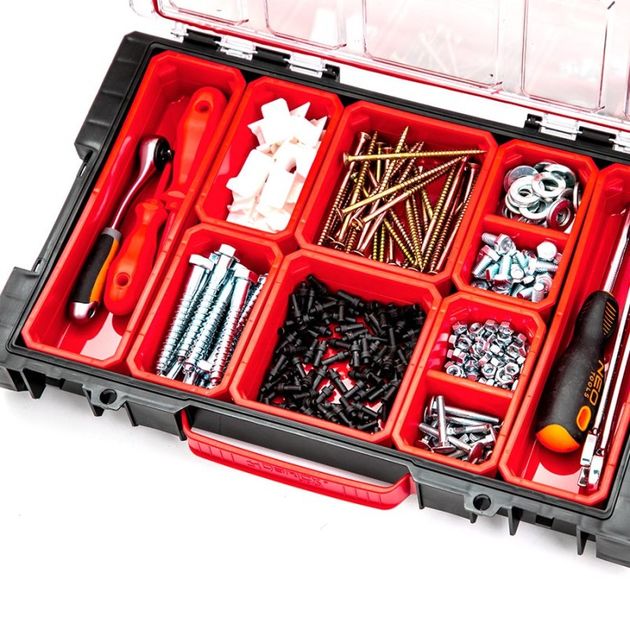 Ящик для инструментов QBRICK SYSTEM PRO ORGANIZER 100, 450x296x79 мм, фото , изображение 3 | SNABZHENIE.com.ua Ящик для инструментов QBRICK SYSTEM PRO ORGANIZER 100, 450x296x79 мм, фото , изображение 3 | SNABZHENIE.com.ua