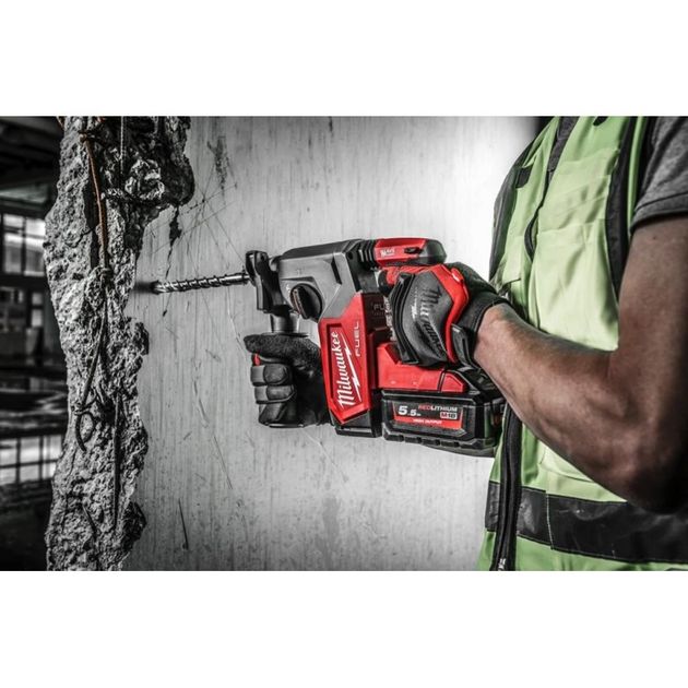 Перфоратор аккумуляторный Milwaukee M18 FH-0X FUEL, 2,5 Дж, 4 режима, фото , изображение 9 | SNABZHENIE.com.ua Перфоратор аккумуляторный Milwaukee M18 FH-0X FUEL, 2,5 Дж, 4 режима, фото , изображение 9 | SNABZHENIE.com.ua