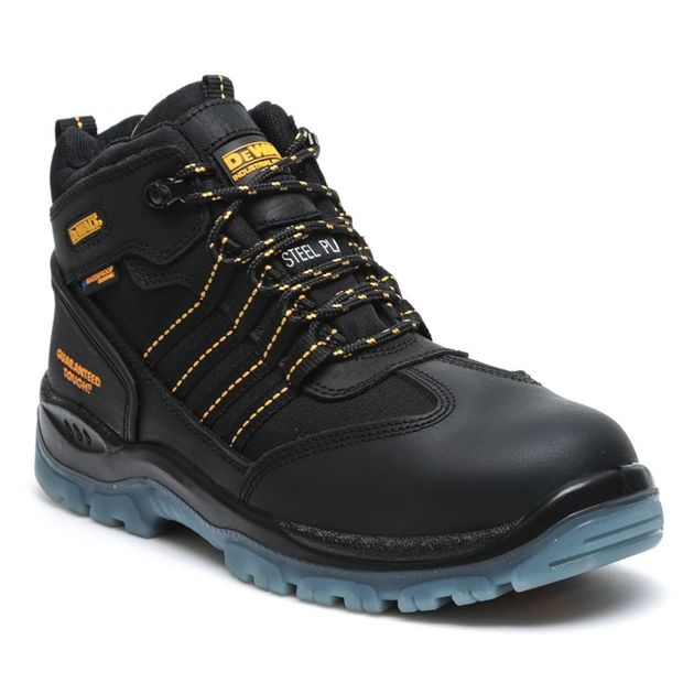 Мужские кожаные ботинки DeWalt Nickel Black, размер 43, фото  | SNABZHENIE.com.ua