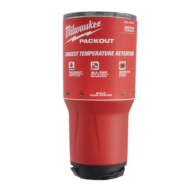 Термокружка Milwaukee PACKOUT 887 мл, фото  | SNABZHENIE.com.ua