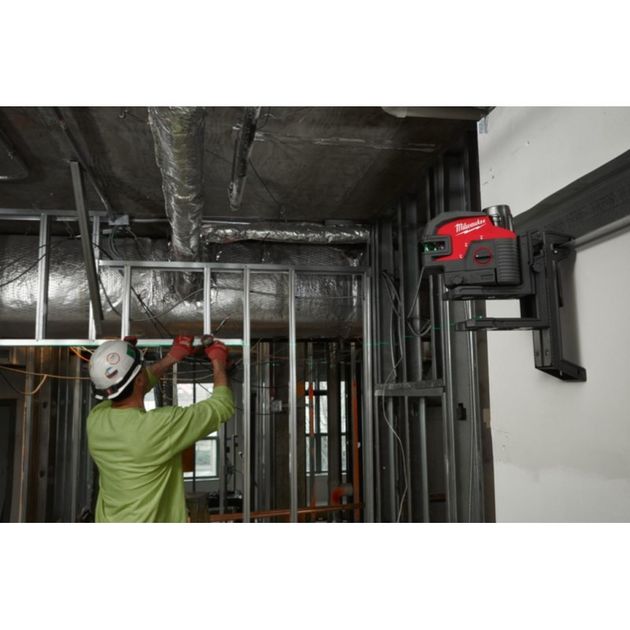 Лазерный нивелир M12 CLL4P-0C 4 точки, зеленый луч, фото , изображение 9 | SNABZHENIE.com.ua