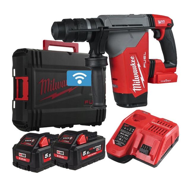 Перфоратор аккумуляторный M18 ONE FHPX-552X FUEL, 5.5 Ач Li-Ion, фото  | SNABZHENIE.com.ua