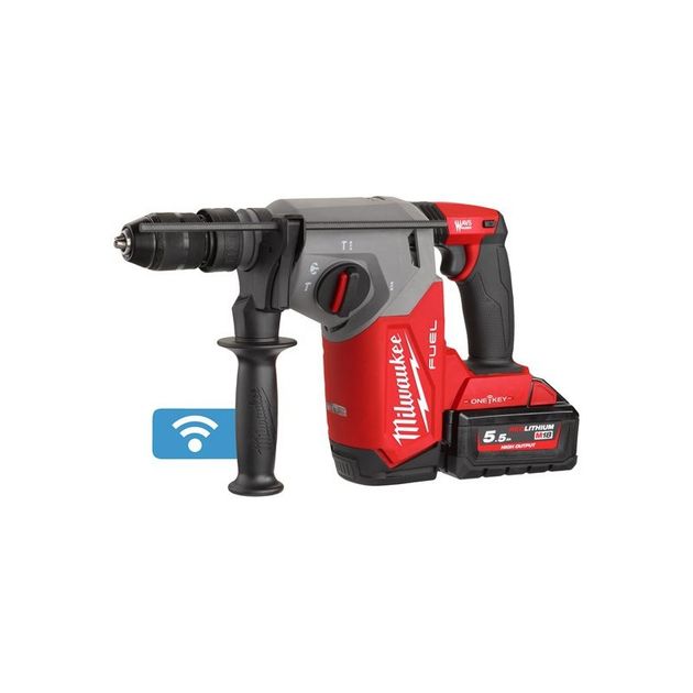 Перфоратор M18 ONE FHX-552X FUEL, SDS-Plus, Li-Ion 5.5 Ач, фото , изображение 2 | SNABZHENIE.com.ua Перфоратор M18 ONE FHX-552X FUEL, SDS-Plus, Li-Ion 5.5 Ач, фото , изображение 2 | SNABZHENIE.com.ua