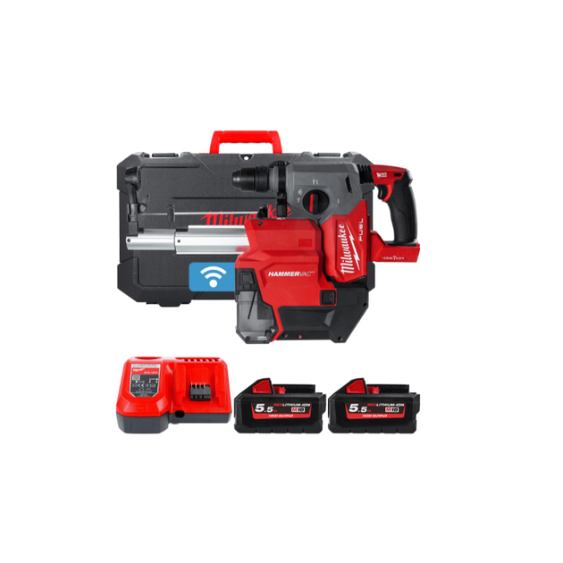 Перфоратор M18 ONE FHX DEL-552C FUEL с пылеудалением, 5.5 Ач, фото  | SNABZHENIE.com.ua
