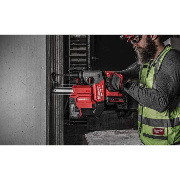 Перфоратор акумуляторний SDS-Plus з системою пиловидалення M18 ONE FHX DEL-552C FUEL (Li-Ion 5.5 Ач), фото , зображення 4 | SNABZHENIE.com.ua Перфоратор акумуляторний SDS-Plus з системою пиловидалення M18 ONE FHX DEL-552C FUEL (Li-Ion 5.5 Ач), фото , зображення 4 | SNABZHENIE.com.ua