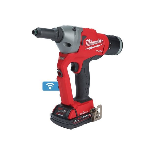 Заклепочник акумуляторний Milwaukee M18 ONEFPRT-202X 4.8 - 7.0 мм, фото , зображення 3 | SNABZHENIE.com.ua Заклепочник акумуляторний Milwaukee M18 ONEFPRT-202X 4.8 - 7.0 мм, фото , зображення 3 | SNABZHENIE.com.ua