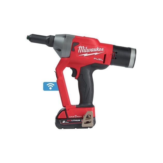 Заклепочник акумуляторний Milwaukee M18 ONEFPRT-202X 4.8 - 7.0 мм, фото , зображення 2 | SNABZHENIE.com.ua Заклепочник акумуляторний Milwaukee M18 ONEFPRT-202X 4.8 - 7.0 мм, фото , зображення 2 | SNABZHENIE.com.ua