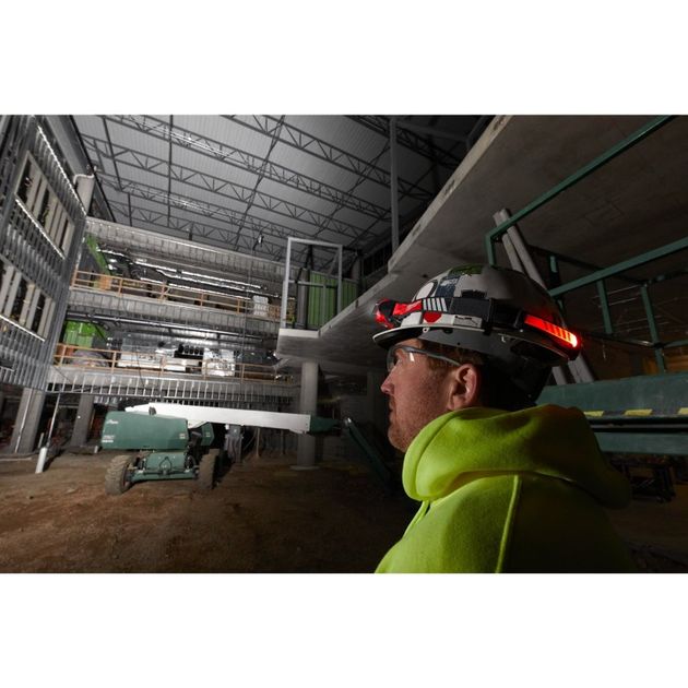 Аккумуляторний налобний фонарик заряджаємий через USB L4 HL-VIS-301 MILWAUKEE, фото , зображення 4 | SNABZHENIE.com.ua