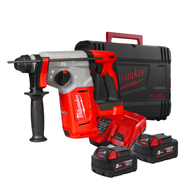 Перфоратор аккумуляторный MILWAUKEE M18 BLH-502X 2.3 Дж SDS-Plus, фото  | SNABZHENIE.com.ua