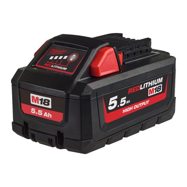 Аккумулятор MILWAUKEE M18 HB5.5 HIGH OUTPUT™ 5.5 Ач, фото  | SNABZHENIE.com.ua