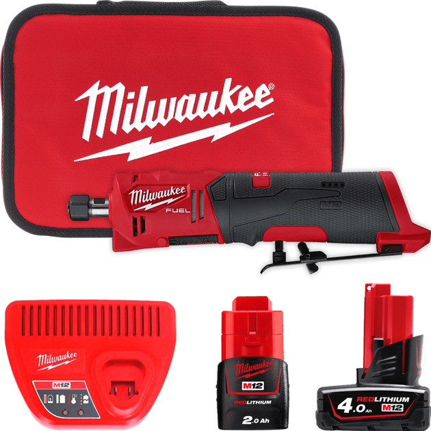Акумуляторна цанговая прямошліфмашина M12FDGS-422B FUEL MILWAUKEE 4933471436, фото  | SNABZHENIE.com.ua