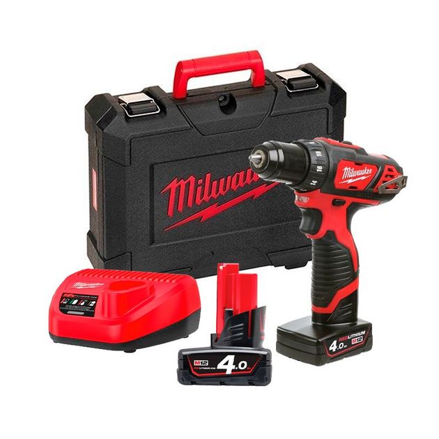 Дрель-шуруповерт MILWAUKEE M12 BDD-402C, крутящий момент 38 Нм, фото , изображение 2 | SNABZHENIE.com.ua