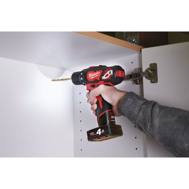 Дрель-шуруповерт MILWAUKEE M12 BDD-402C, крутящий момент 38 Нм, фото , изображение 8 | SNABZHENIE.com.ua
