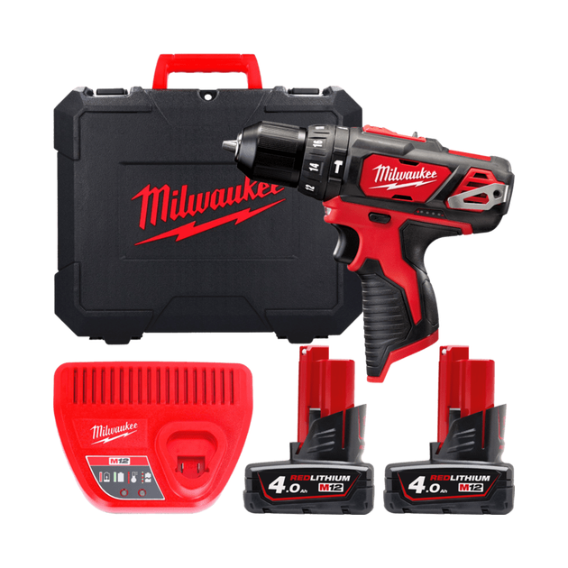 Акумуляторна дрель-шуруповерт MILWAUKEE M12 BPD-402C 4933441935, крутний момент 38 Нм, фото  | SNABZHENIE.com.ua