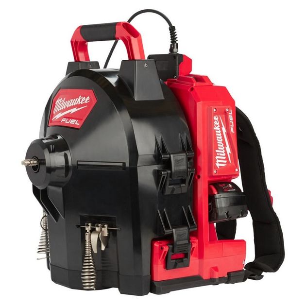 Ранцевая прочистная машина MILWAUKEE M18 FUEL с тросиком 13 мм, фото , изображение 2 | SNABZHENIE.com.ua Ранцевая прочистная машина MILWAUKEE M18 FUEL с тросиком 13 мм, фото , изображение 2 | SNABZHENIE.com.ua