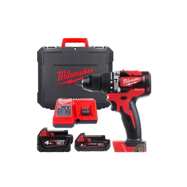 Аккумуляторная дрель-шуруповерт MILWAUKEE M18 CBLPD-422C, 60 Нм, фото  | SNABZHENIE.com.ua