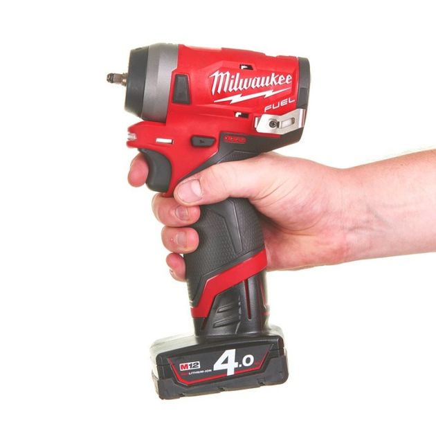 Акумуляторний імпульсний гайковерт MILWAUKEE M12 FUEL FIW14-0, крут. момент 136 Нм, 4933464611, фото , зображення 3 | SNABZHENIE.com.ua Акумуляторний імпульсний гайковерт MILWAUKEE M12 FUEL FIW14-0, крут. момент 136 Нм, 4933464611, фото , зображення 3 | SNABZHENIE.com.ua