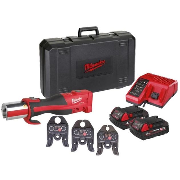 Аккумуляторный инструмент для обжима труб MILWAUKEE M18 BLHPT-202C, фото  | SNABZHENIE.com.ua