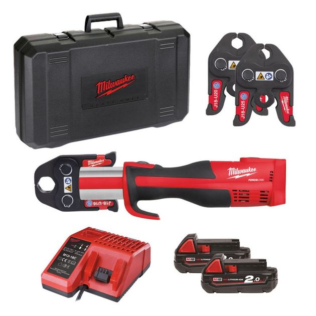 Аккумуляторный обжимной инструмент MILWAUKEE M18 BLHPT-202C, фото , изображение 3 | SNABZHENIE.com.ua Аккумуляторный обжимной инструмент MILWAUKEE M18 BLHPT-202C, фото , изображение 3 | SNABZHENIE.com.ua